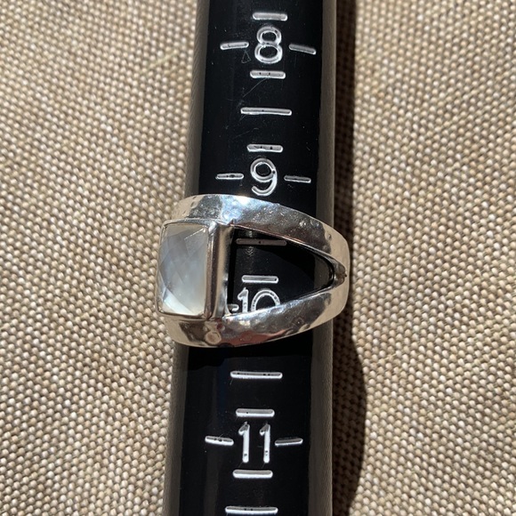 Grace & Heart Sterling Silver/ Mother of Pearl Ring Size 10 New - Picture 7 of 7
